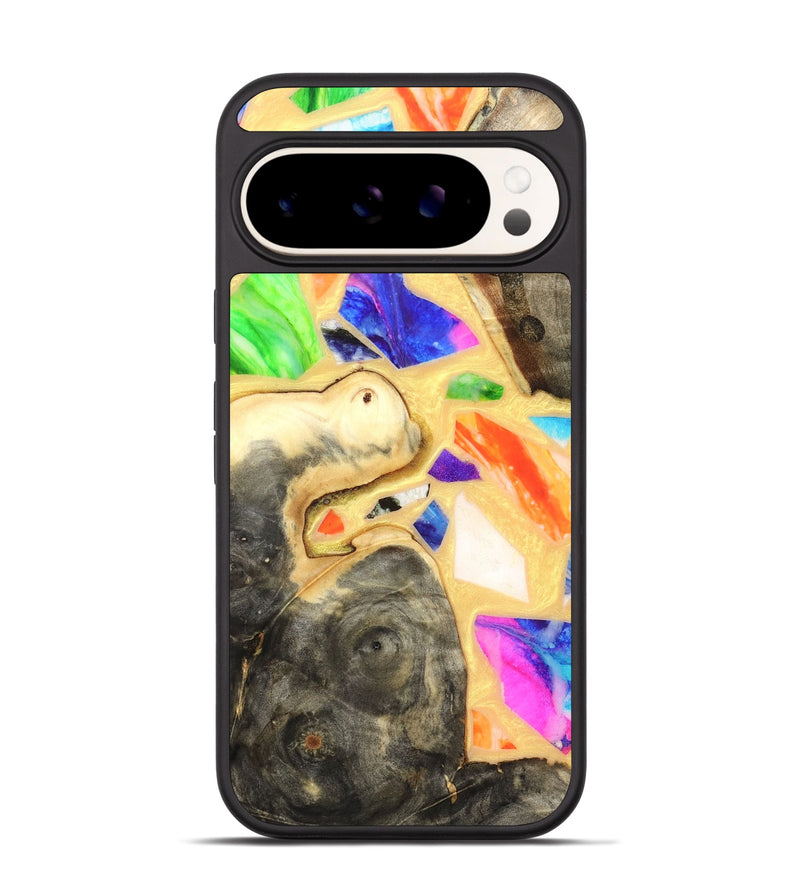 Pixel 9 Pro Wood Phone Case - Leanna (Stained Glass, 821778)