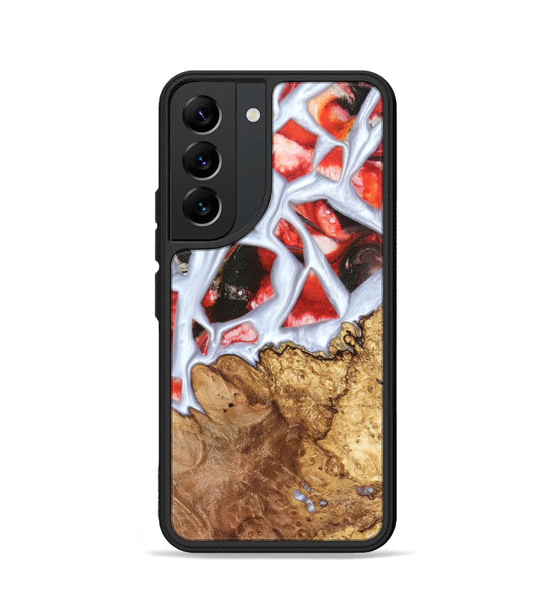 Galaxy S22 Wood Phone Case - Jerold (Stained Glass, 821781)