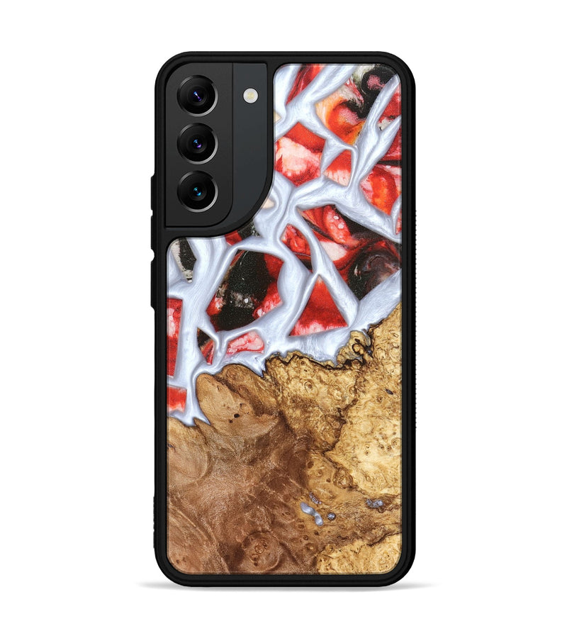Galaxy S22 Plus Wood Phone Case - Jerold (Stained Glass, 821781)