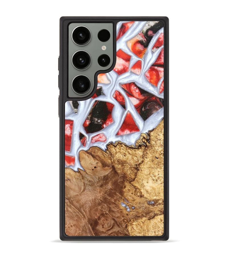 Galaxy S23 Ultra Wood Phone Case - Jerold (Stained Glass, 821781)