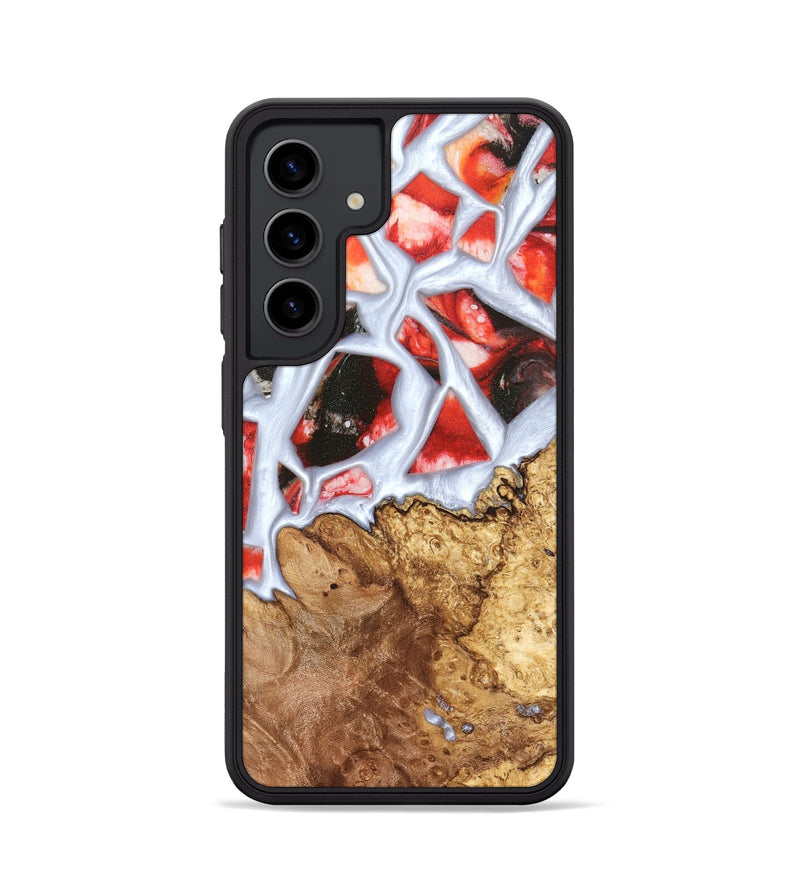 Galaxy S24 Wood Phone Case - Jerold (Stained Glass, 821781)