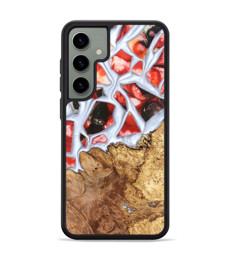 Galaxy S24 Plus Wood Phone Case - Jerold (Stained Glass, 821781)