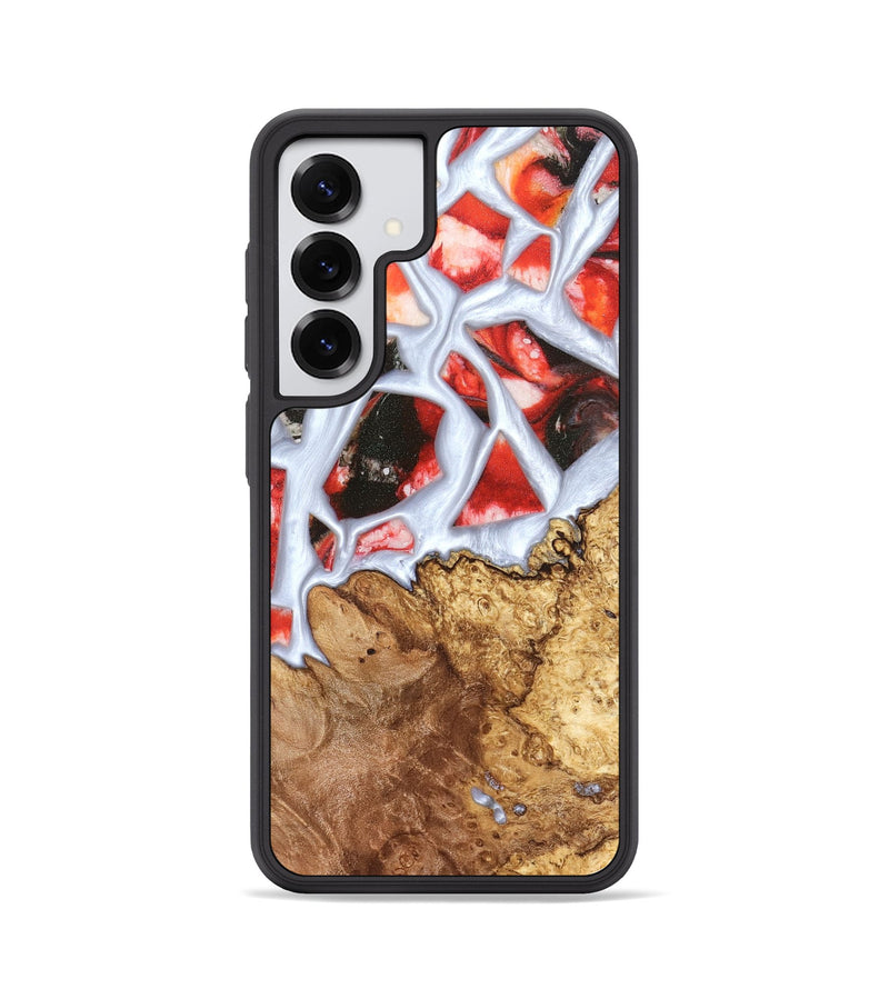 Galaxy S25 Wood Phone Case - Jerold (Stained Glass, 821781)