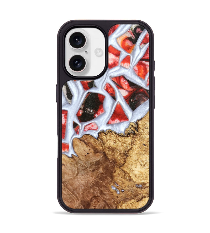 iPhone 17 Wood Phone Case - Jerold (Stained Glass, 821781)
