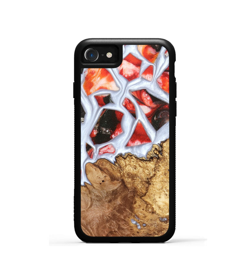 iPhone SE Wood Phone Case - Jerold (Stained Glass, 821781)