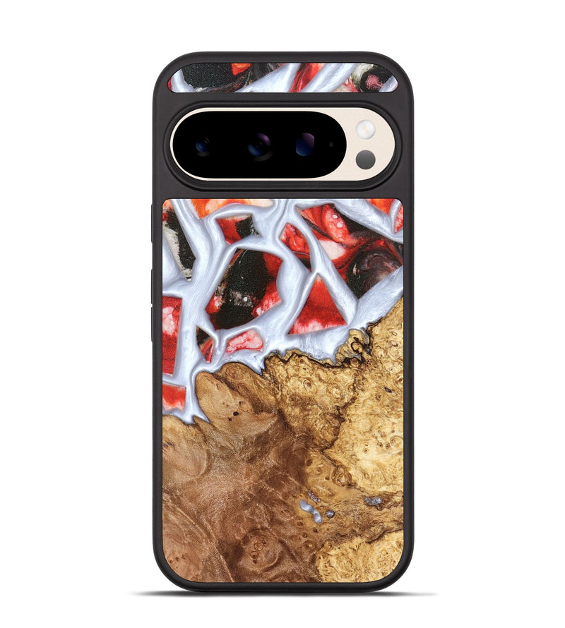 Pixel 10 Wood Phone Case - Jerold (Stained Glass, 821781)