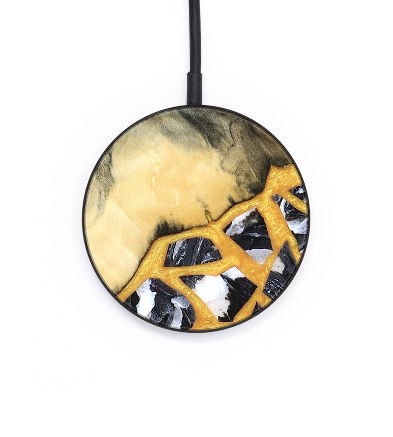 Circle Wood Wireless Charger - Mathias (Stained Glass, 821783)