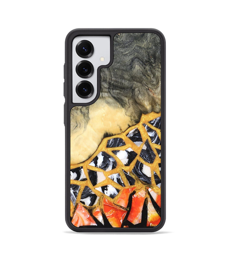 Galaxy S25 Wood Phone Case - Mathias (Stained Glass, 821783)