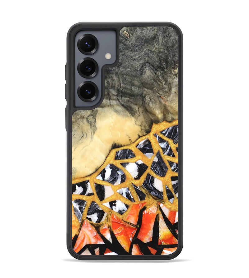 Galaxy S25 Plus Wood Phone Case - Mathias (Stained Glass, 821783)