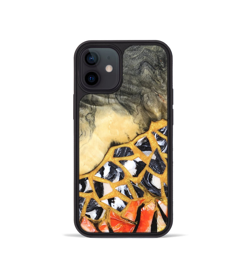 iPhone 12 mini Wood Phone Case - Mathias (Stained Glass, 821783)
