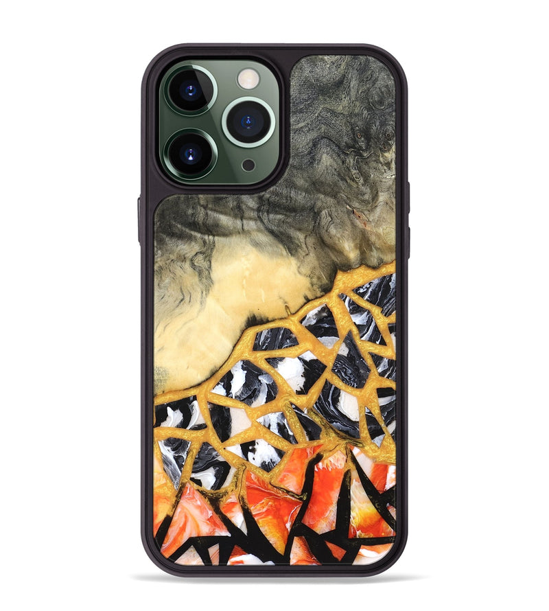 iPhone 13 Pro Max Wood Phone Case - Mathias (Stained Glass, 821783)
