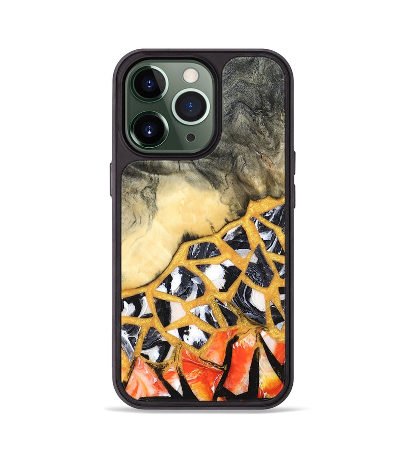 iPhone 13 Pro Wood Phone Case - Mathias (Stained Glass, 821783)