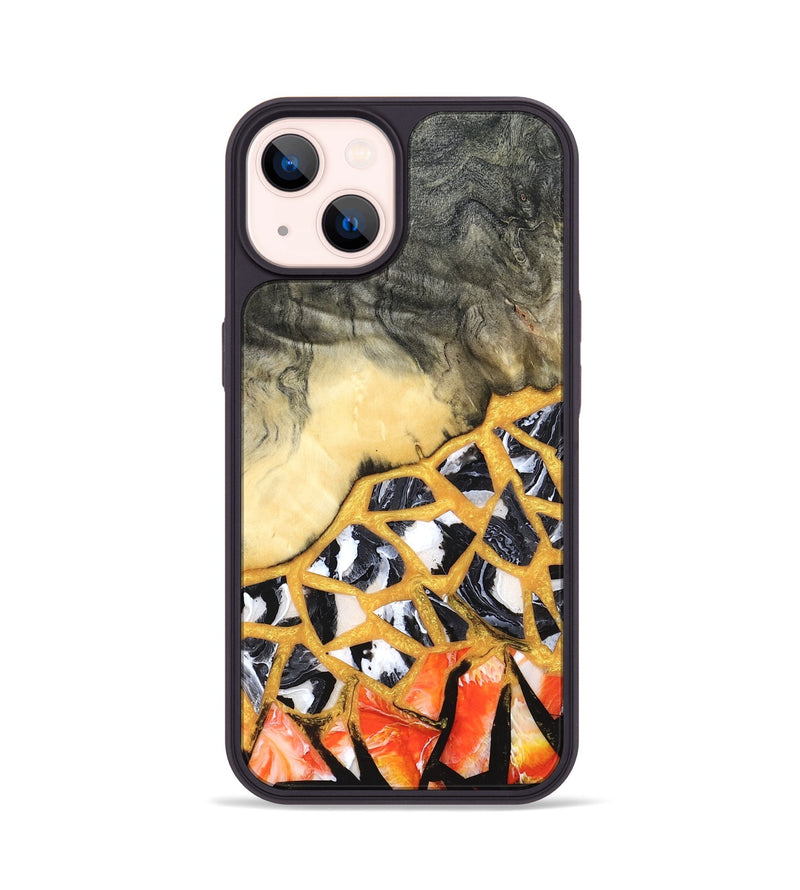 iPhone 14 Wood Phone Case - Mathias (Stained Glass, 821783)