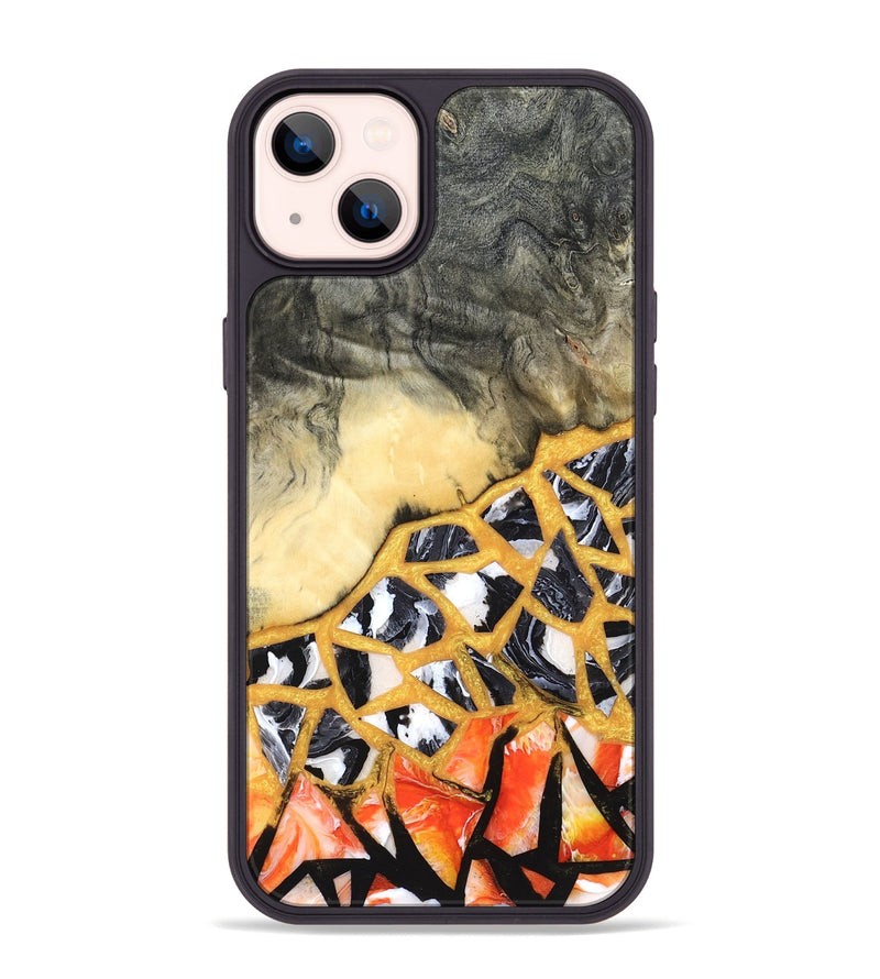 iPhone 14 Plus Wood Phone Case - Mathias (Stained Glass, 821783)