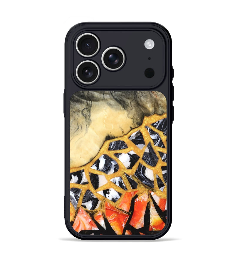 iPhone 17 Pro Wood Phone Case - Mathias (Stained Glass, 821783)