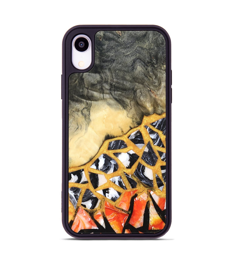 iPhone Xr Wood Phone Case - Mathias (Stained Glass, 821783)