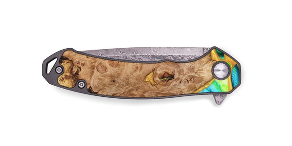 EDC Wood Pocket Knife - Ladonna (Stained Glass, 821784)