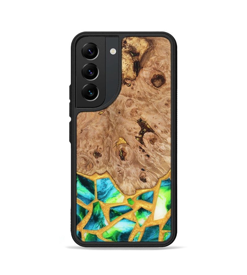 Galaxy S22 Wood Phone Case - Ladonna (Stained Glass, 821784)