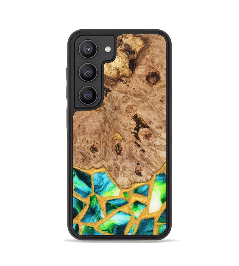 Galaxy S23 Wood Phone Case - Ladonna (Stained Glass, 821784)