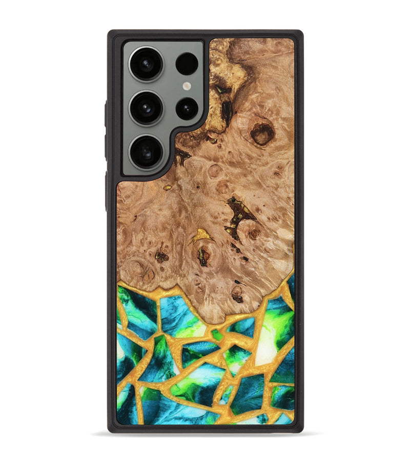 Galaxy S23 Ultra Wood Phone Case - Ladonna (Stained Glass, 821784)
