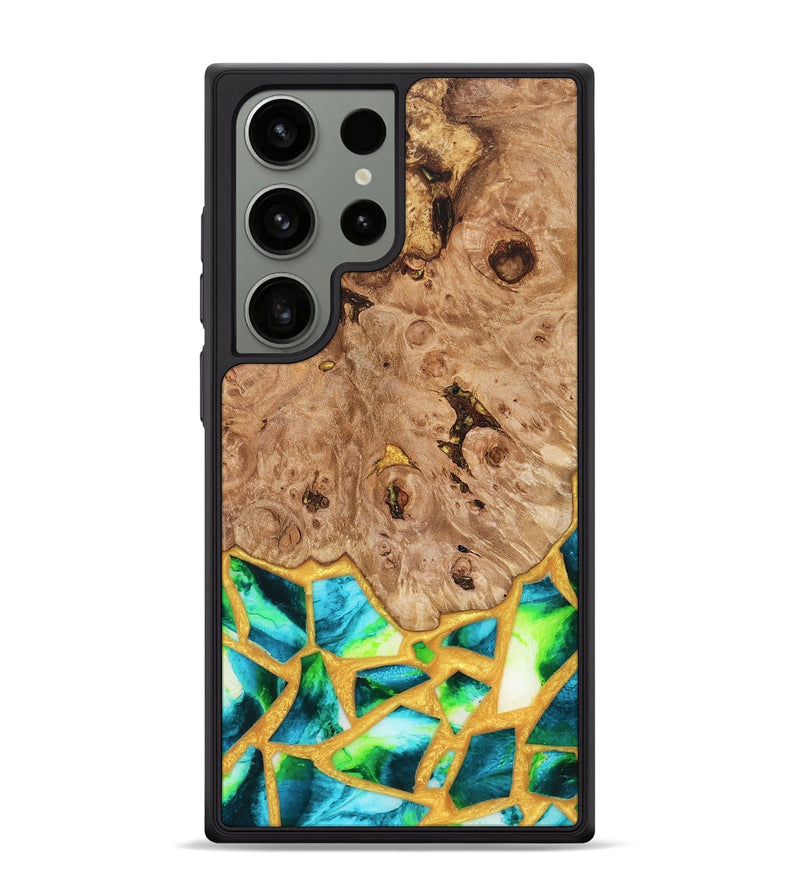 Galaxy S24 Ultra Wood Phone Case - Ladonna (Stained Glass, 821784)