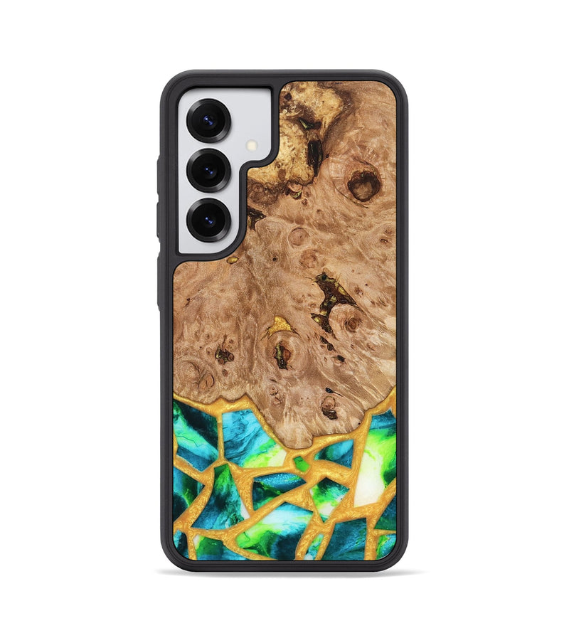 Galaxy S25 Wood Phone Case - Ladonna (Stained Glass, 821784)