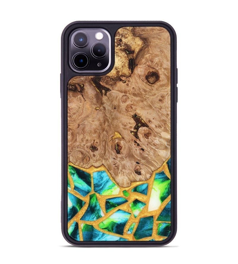 iPhone 11 Pro Max Wood Phone Case - Ladonna (Stained Glass, 821784)