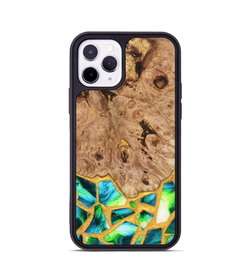 iPhone 11 Pro Wood Phone Case - Ladonna (Stained Glass, 821784)