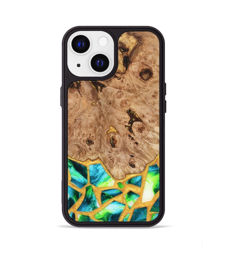 iPhone 13 Wood Phone Case - Ladonna (Stained Glass, 821784)