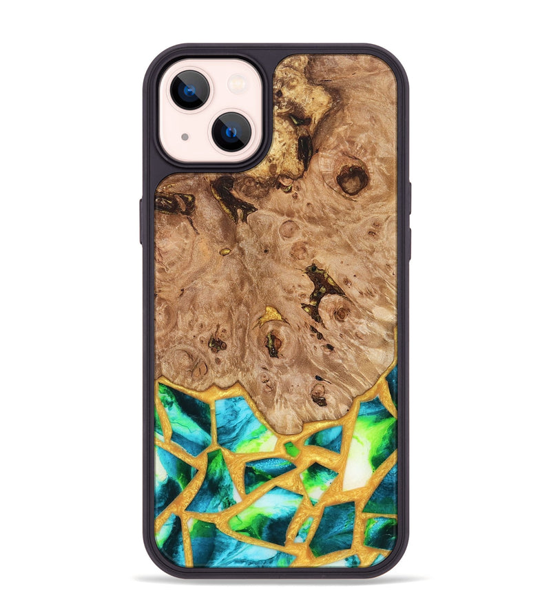 iPhone 14 Plus Wood Phone Case - Ladonna (Stained Glass, 821784)