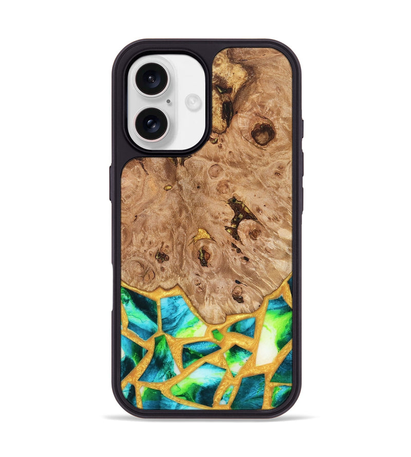 iPhone 17 Wood Phone Case - Ladonna (Stained Glass, 821784)