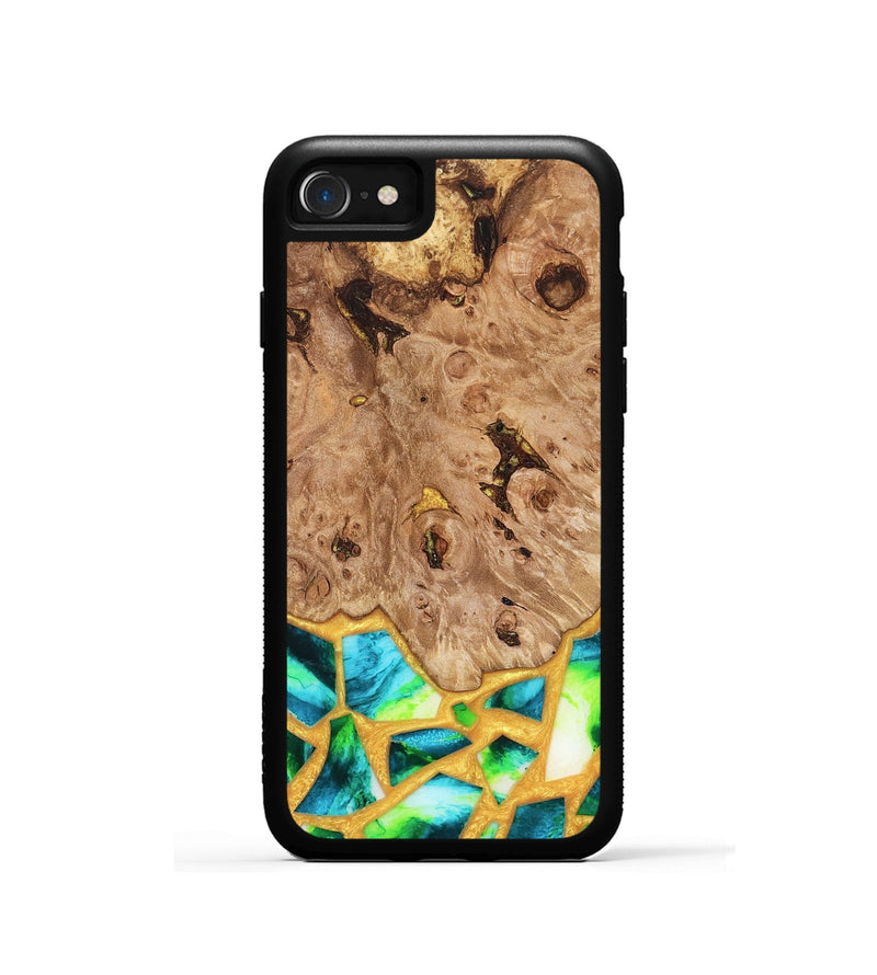 iPhone SE Wood Phone Case - Ladonna (Stained Glass, 821784)