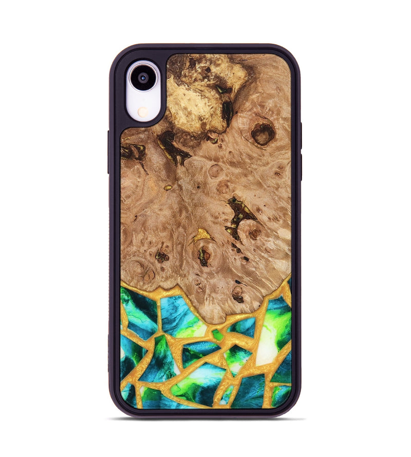 iPhone Xr Wood Phone Case - Ladonna (Stained Glass, 821784)