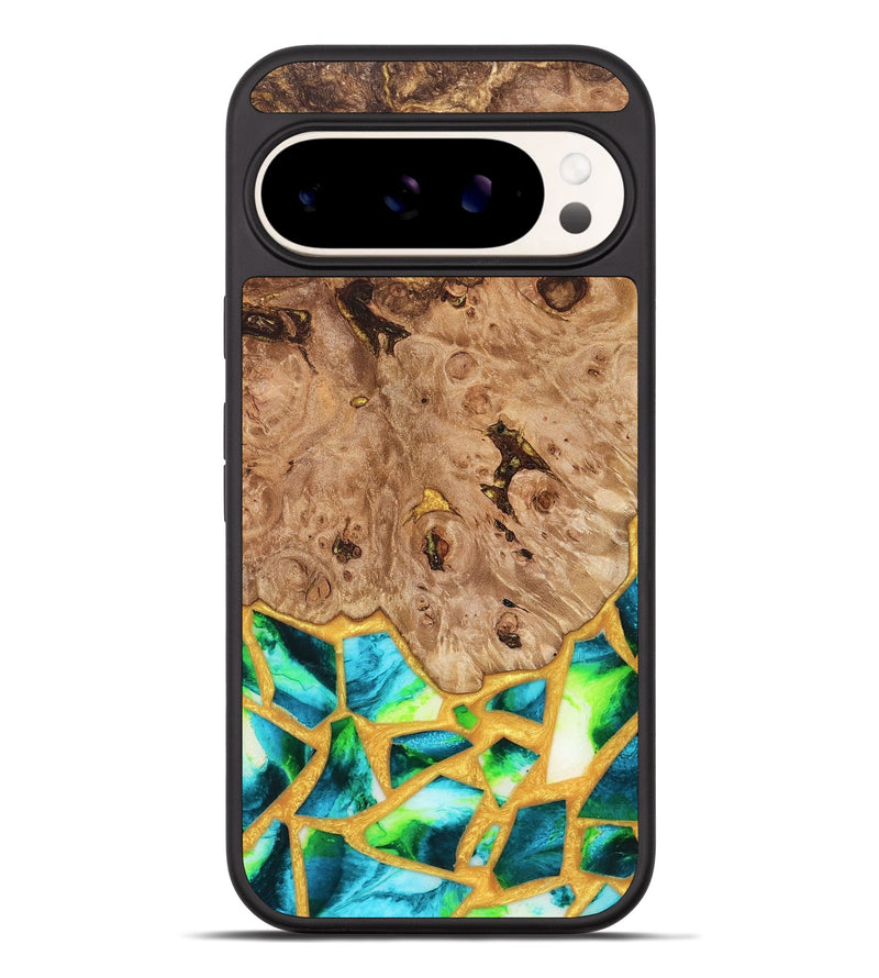 Pixel 9 Pro XL Wood Phone Case - Ladonna (Stained Glass, 821784)