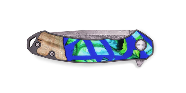 EDC Wood Pocket Knife - Rowena (Stained Glass, 821789)