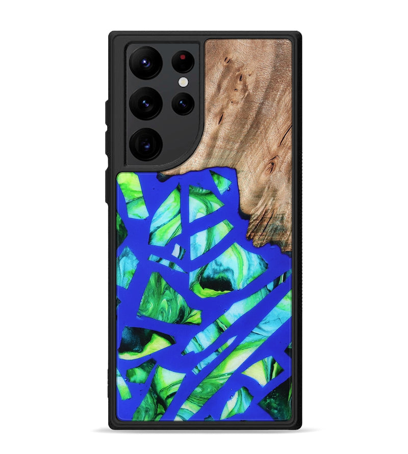 Galaxy S22 Ultra Wood Phone Case - Rowena (Stained Glass, 821789)