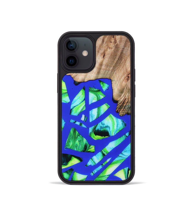 iPhone 12 mini Wood Phone Case - Rowena (Stained Glass, 821789)