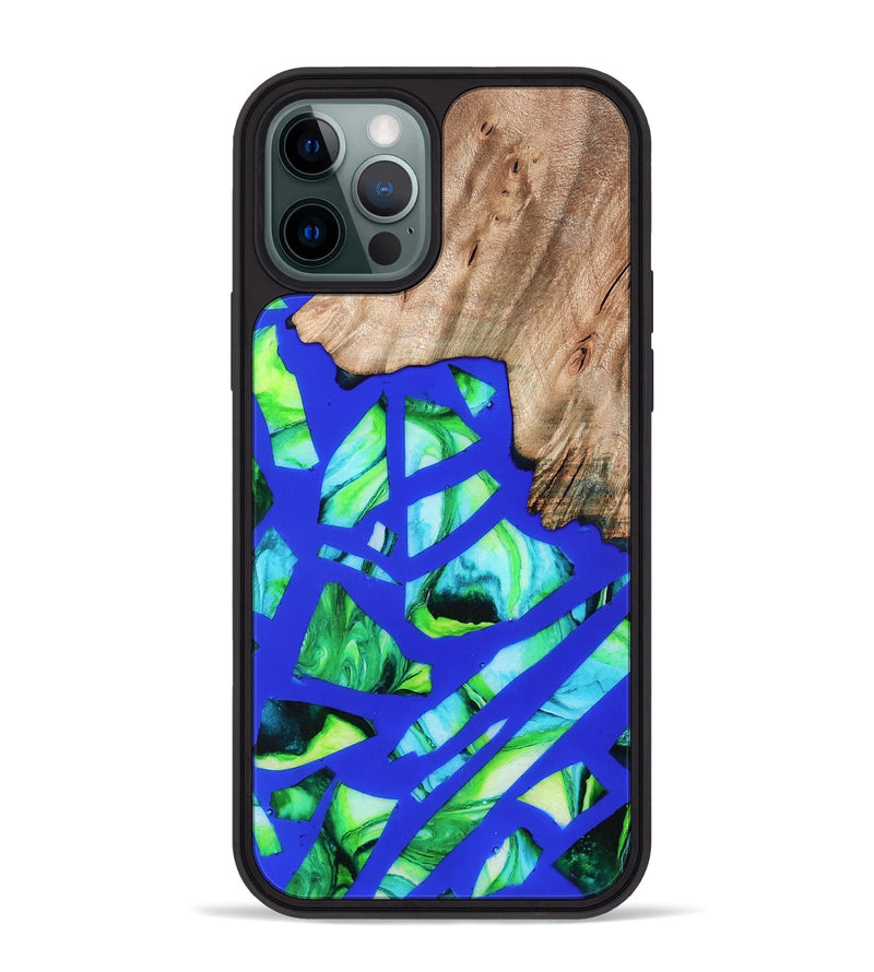 iPhone 12 Pro Max Wood Phone Case - Rowena (Stained Glass, 821789)