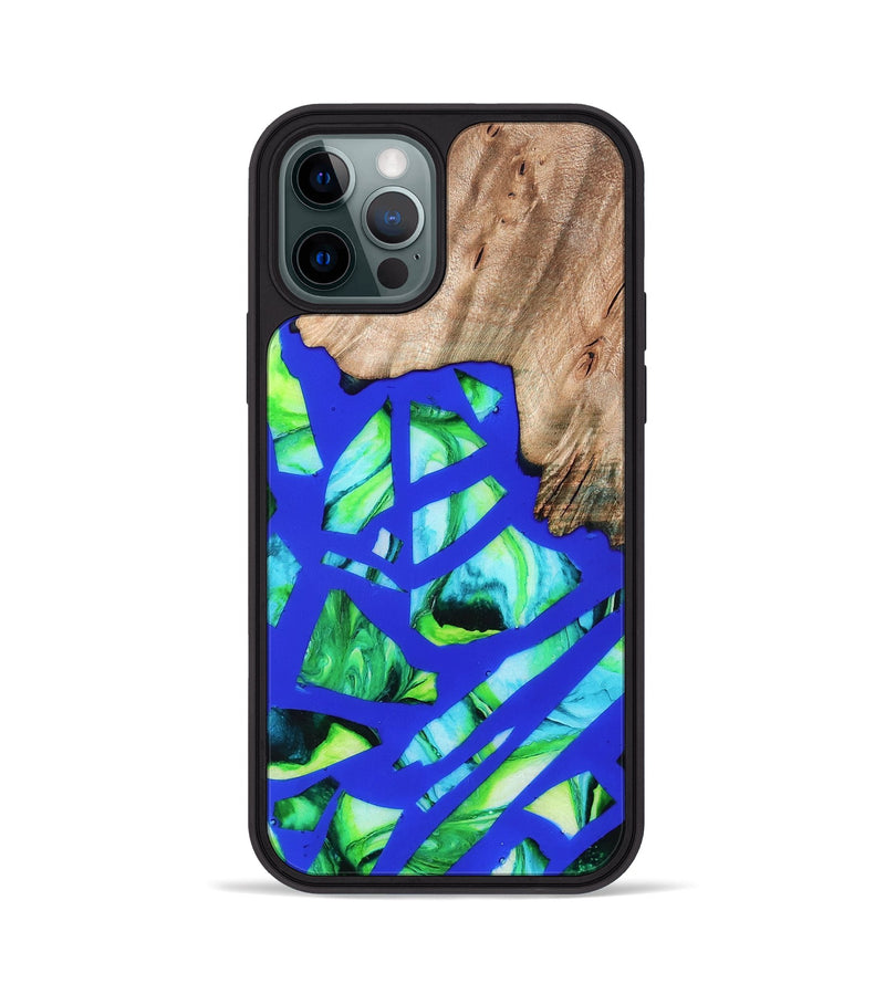 iPhone 12 Pro Wood Phone Case - Rowena (Stained Glass, 821789)