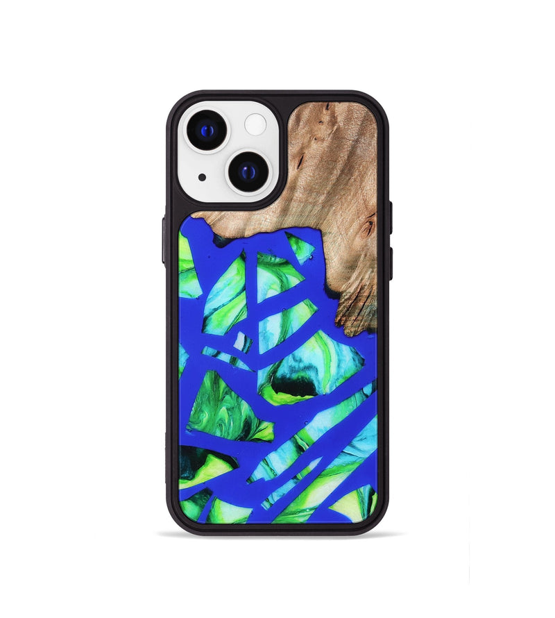 iPhone 13 mini Wood Phone Case - Rowena (Stained Glass, 821789)