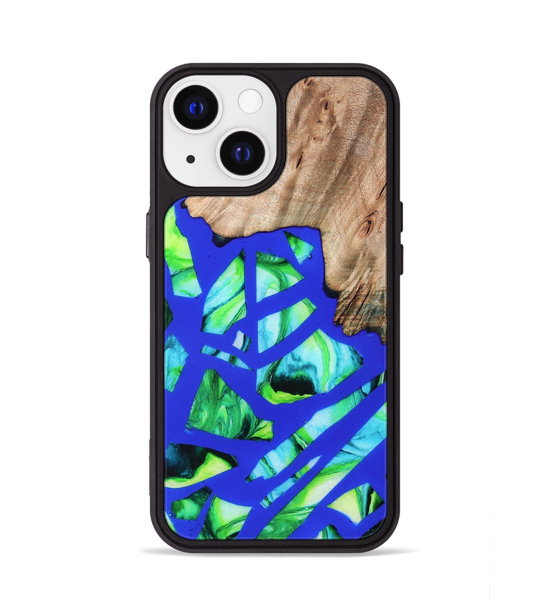 iPhone 13 Wood Phone Case - Rowena (Stained Glass, 821789)