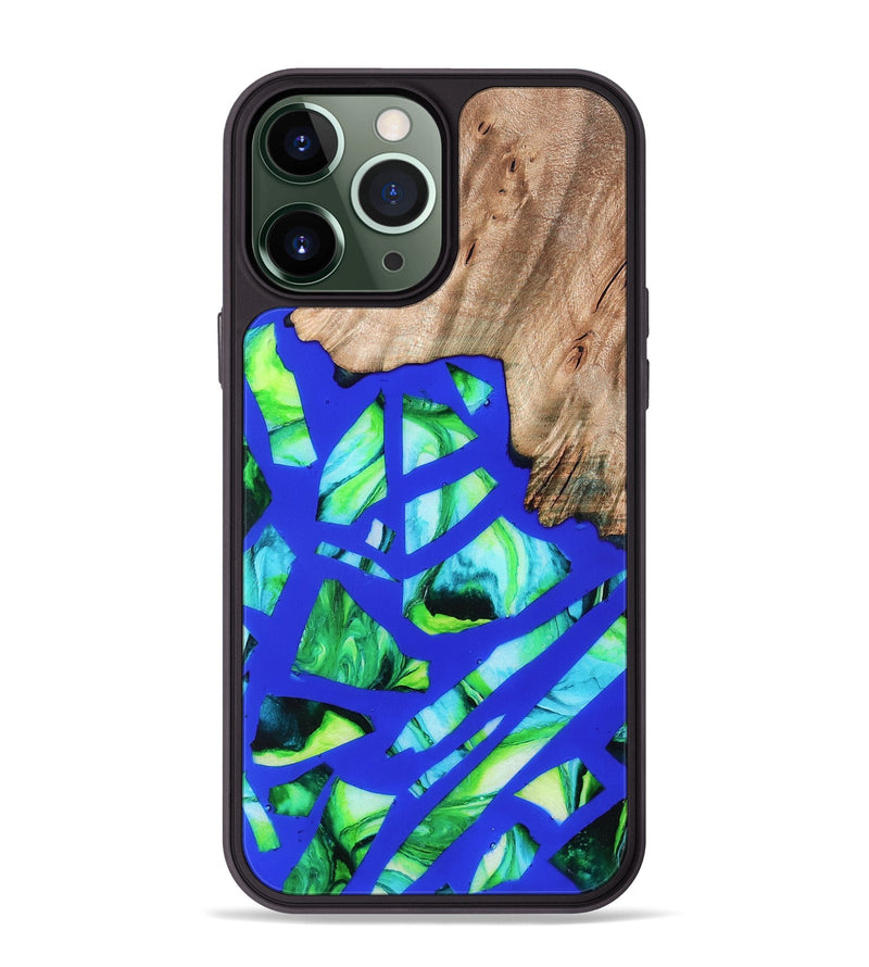 iPhone 13 Pro Max Wood Phone Case - Rowena (Stained Glass, 821789)