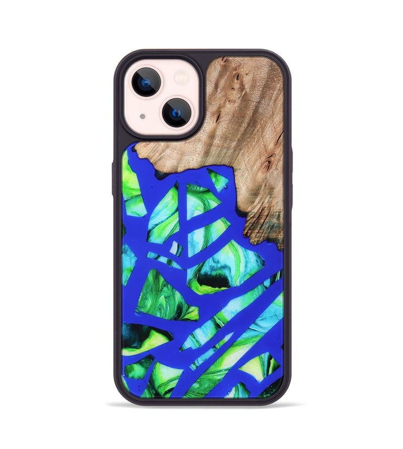 iPhone 14 Wood Phone Case - Rowena (Stained Glass, 821789)