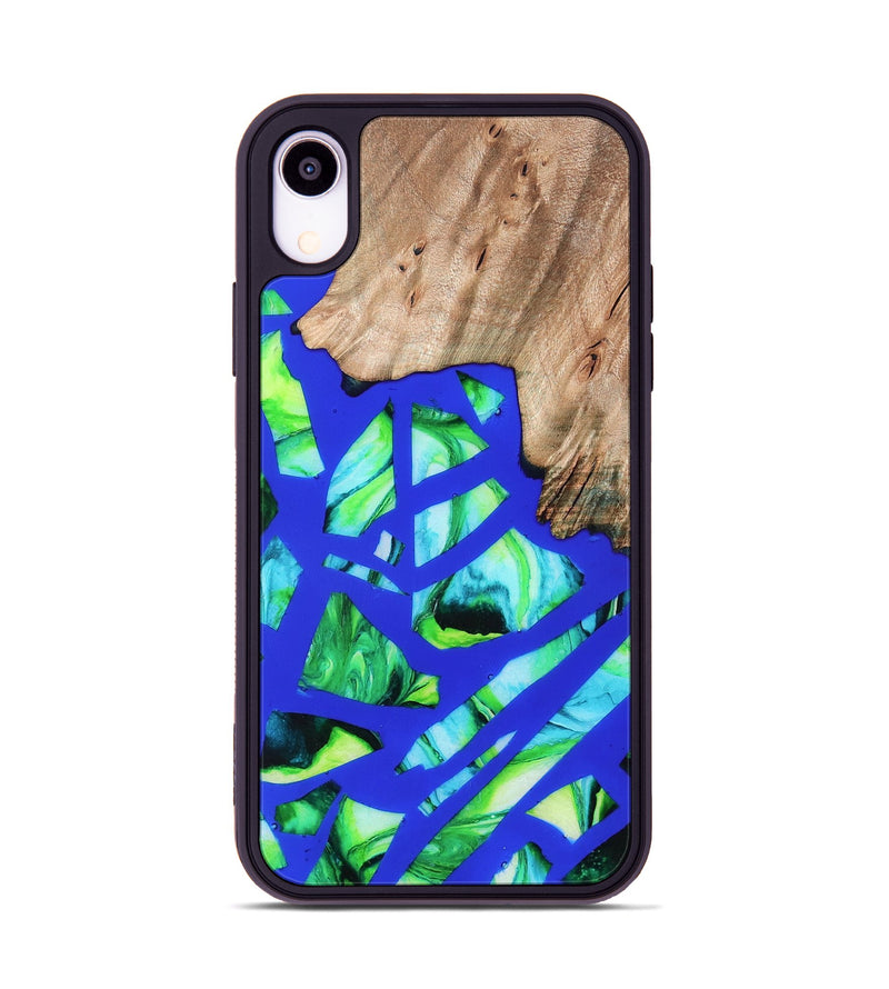 iPhone Xr Wood Phone Case - Rowena (Stained Glass, 821789)