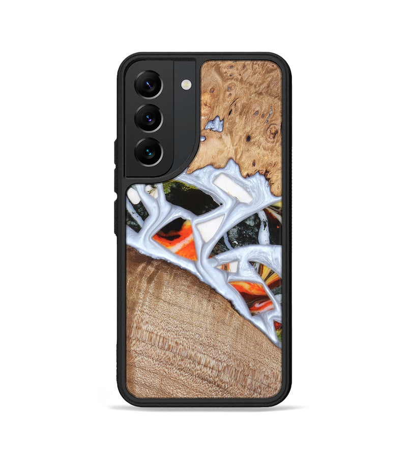 Galaxy S22 Wood Phone Case - Alaina (Stained Glass, 821792)