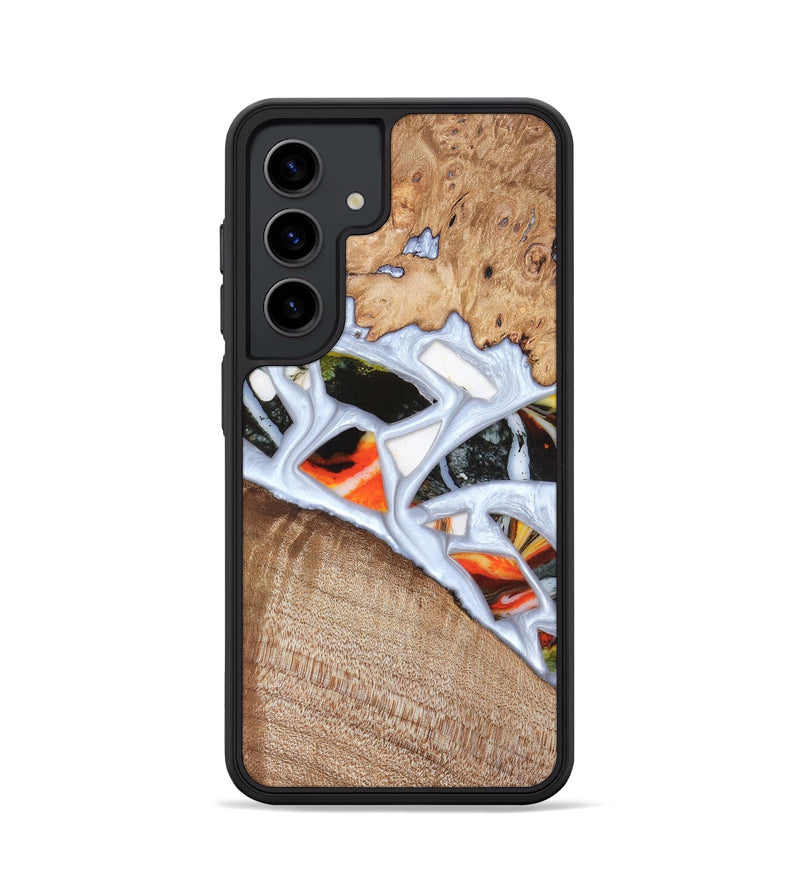 Galaxy S24 Wood Phone Case - Alaina (Stained Glass, 821792)