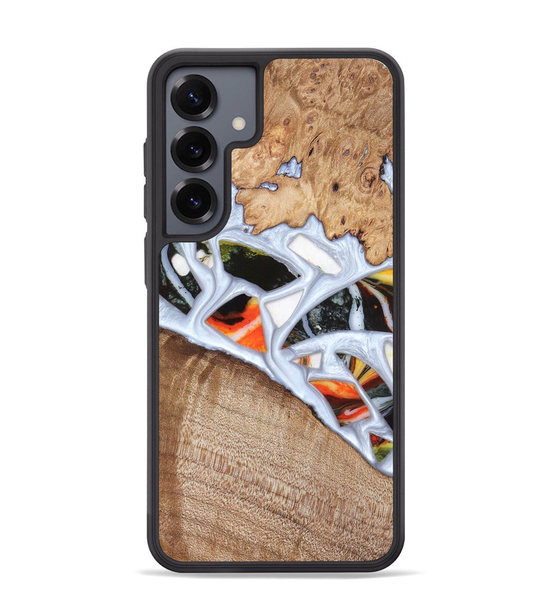 Galaxy S25 Plus Wood Phone Case - Alaina (Stained Glass, 821792)