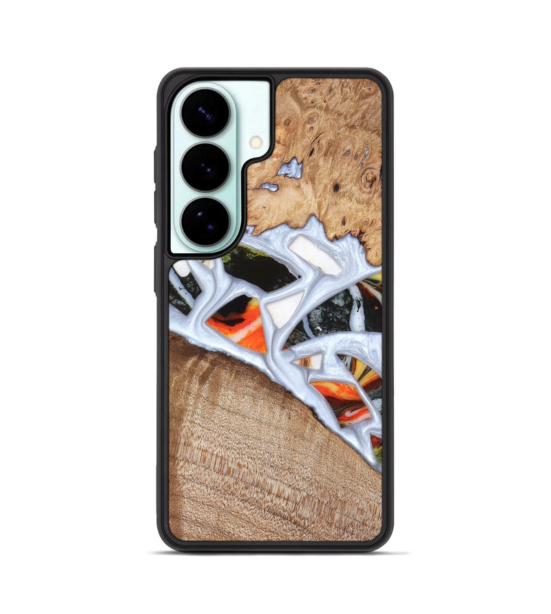 Galaxy S26 Wood Phone Case - Alaina (Stained Glass, 821792)