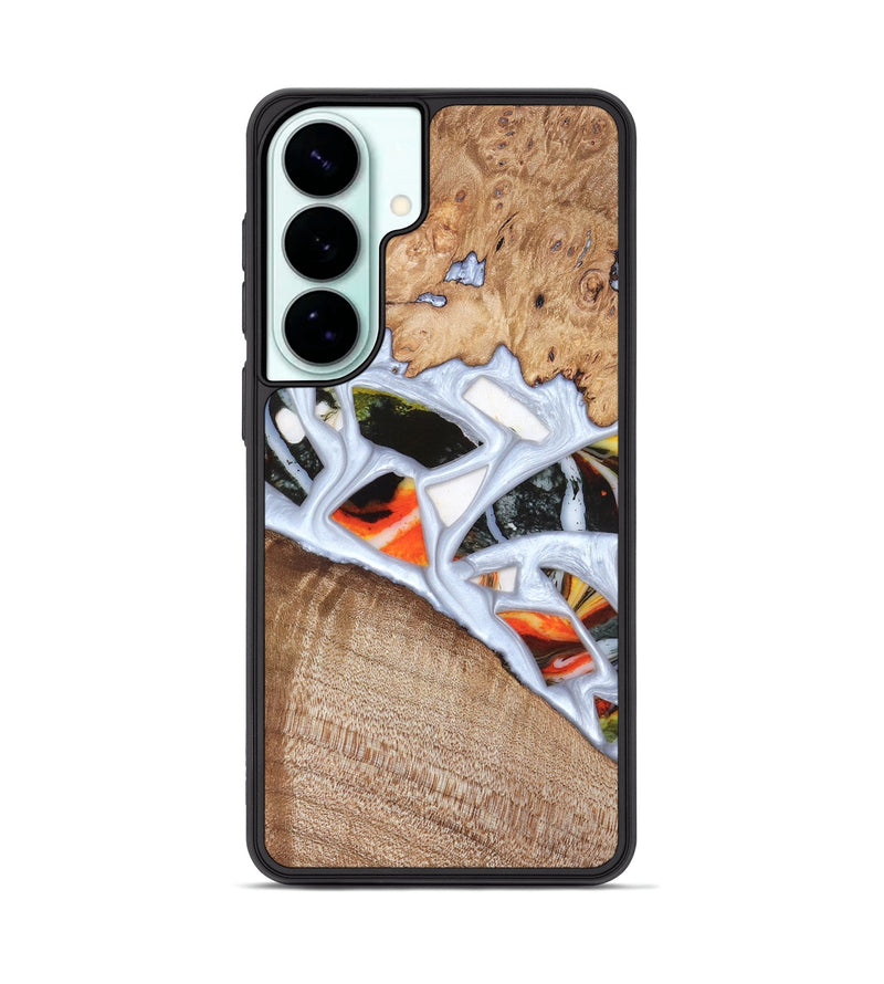 Galaxy S26 Plus Wood Phone Case - Alaina (Stained Glass, 821792)