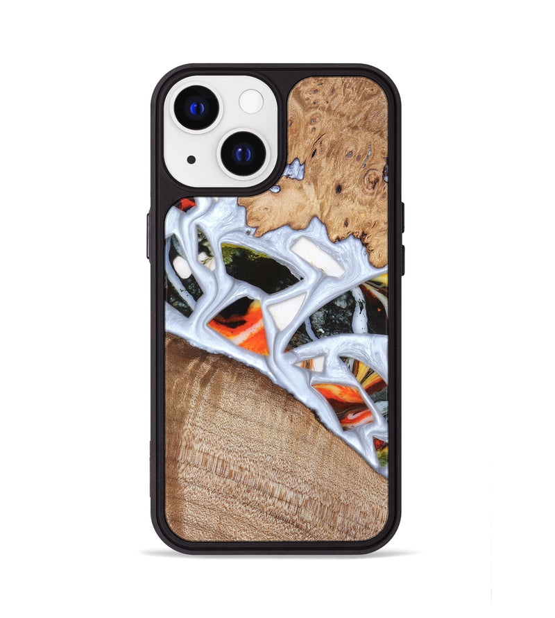 iPhone 13 Wood Phone Case - Alaina (Stained Glass, 821792)